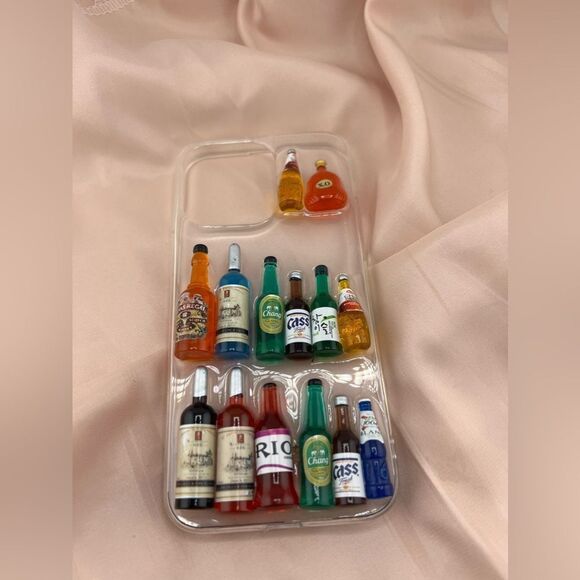 Transparent Bottle-Themed IPhone Case for Beverage Enthusiasts - Picture 5 of 7